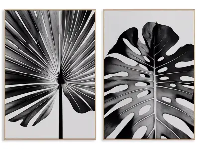 Abstract Painting Frame set 3D model 196