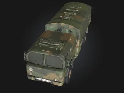  Cargo Transporter  Heavy-Duty Vehicle Mode 3D model