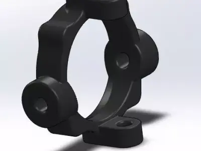 etrier plastic ring Free 3D print model