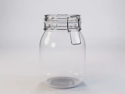 IKEA Korken Jar 34 oz Low-poly 3D model