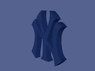 New York Yankees Logo 3D model