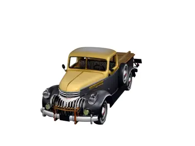 1946 Chevrolet Pickup Truck  Post-War Classic Utility Vehicle 3D model