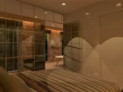 55m2 small FLAT    3D model