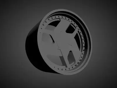 Nothelle N-Classics scalable and Printable rim 3D print model
