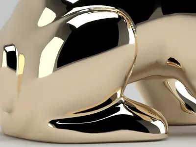 Sculpture 45 Bunny 3D model