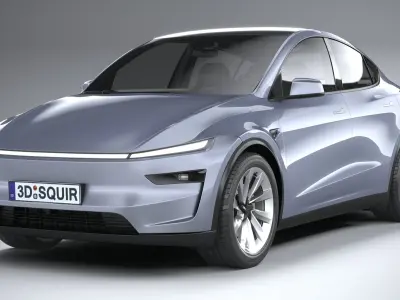 Tesla Model Y 2025 3D model purchase