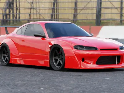 Nissan Silvia S15 Rocket Bunny 3D model