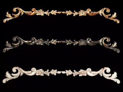 Classic carved 025 3D model
