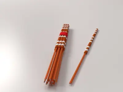 Sparkler Firework 3D model