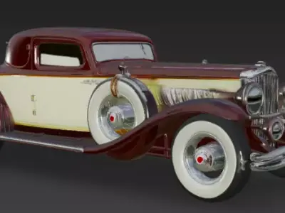 Antique Car 3d Model almost in all format 3D model