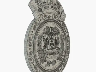 coat of arms 3D model
