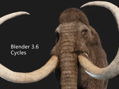 mammoth elephant 3D model