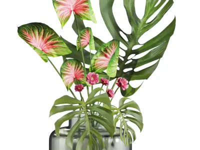 bouquet 3D model 18