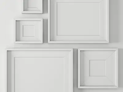 Frame- dark brown-IKEA 3D model