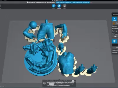 Micheal Jordan 3D Printable  3D print model