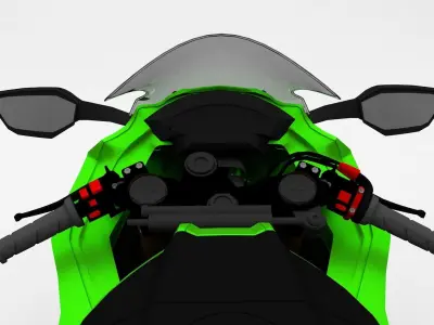 3D model Kawasaki Ninja ZX10R 3D model