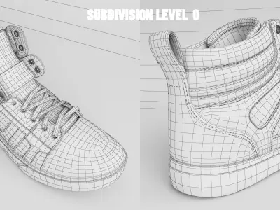 Sneakers Osiris 3D model