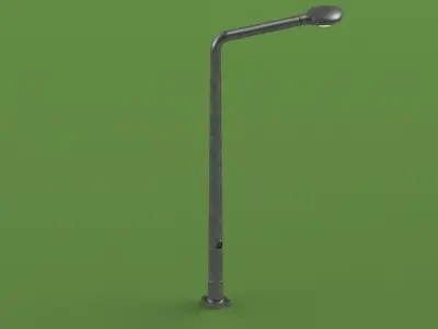 Light Post Free 3D model