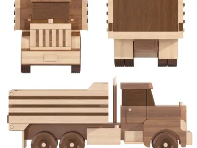Peter-B Dump Truck 3D model