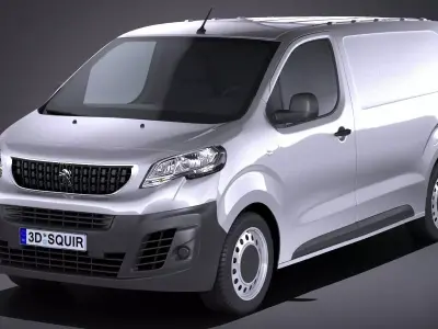 Peugeot Expert 2017 3D model