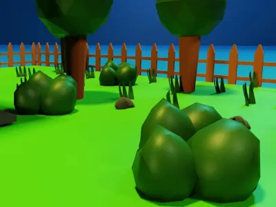 Mini House Free low-poly 3D model