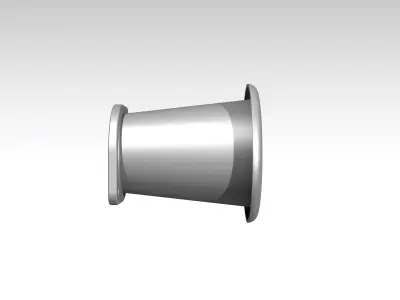 Velocity Stack Weber DCOE 45 Carburetor Lenght 90mm Full Radius 3D print model