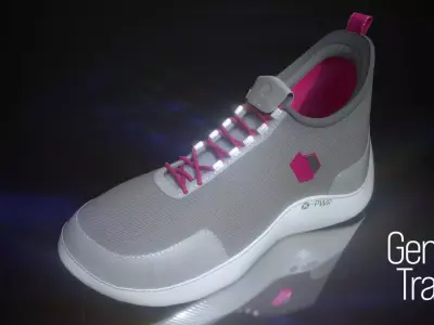 Generic Trainer - Unbranded Low-poly 3D model