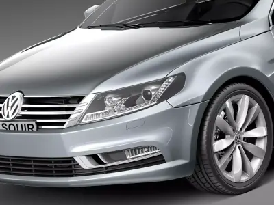 Volkswagen Passat CC 2013 3D model