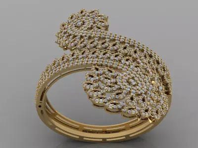 Bangle Diamond  3D print model