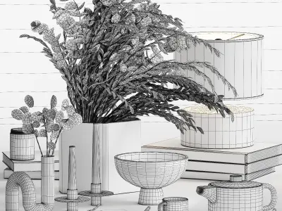 Decorative Set 010 3D model