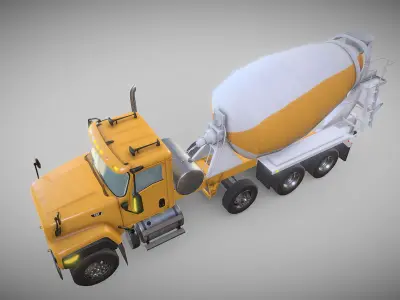 CAT CT681 Low-poly 3D model