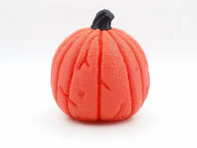 Pumpkin Skull - V2 - Hollowed 3D print model
