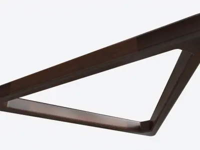 Billiard Pool Wood 9 Ball Rack 3D model