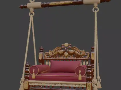 Royal Palace Style Swing 3D model