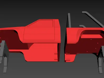 HILUX BODY RC PRINTABLE CAR BODY 3D print model