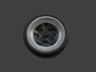 PORSCHE ATS COOKIE CUTTER RIM 3D print model