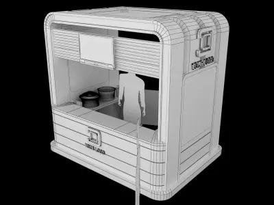 Booth Exhibition Stand a436a 3D model