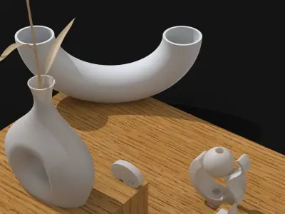 Nordic Vase Set 3D print model