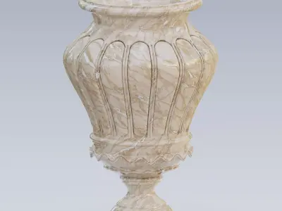 Garden urn planter15 3D model