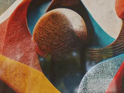 Framed Artwork Abstract Geometric 8 3D model