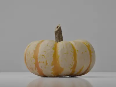 Photoreal Decorative Pumpkin Scan 01 3D model