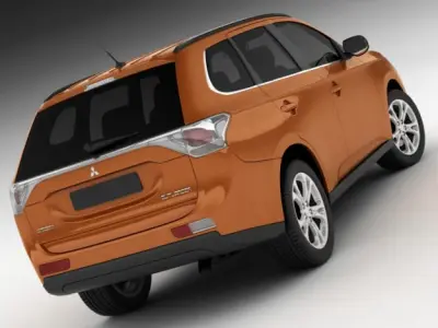 Mitsubishi Outlander 2013 3D model