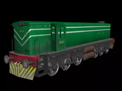 Pakistani Locomotive 3D model