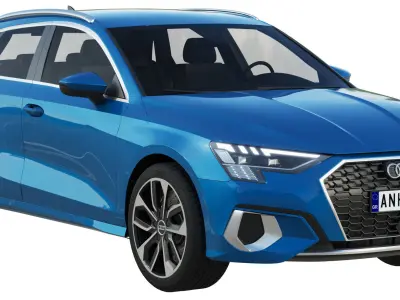Audi A3 Sportback 2021 3D model