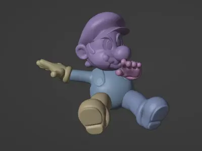 Mario Kart 64 90 style 3D print model
