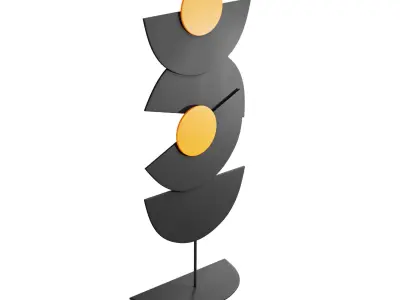 Half Decorative Object 3D model