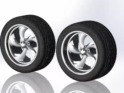 Custom wheels for your scale model Am Racing  VF489 3D print model