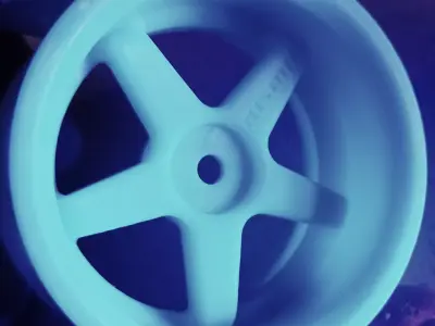 tenth scale NISMO TE RC drift wheel 6mm offset 12mm hex 3D print model