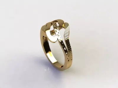 Fancy Womens Rings Plain Rings Ready STL 3DM Models Rings 3D print model 14