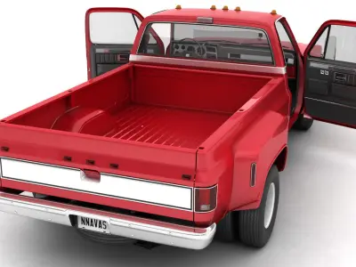 GENERIC DUALLY PICKUP TRUCK 2 3D model